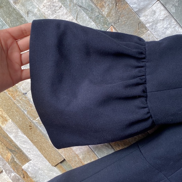 Cute classy Zara dark blue Coat size small - Picture 6 of 6